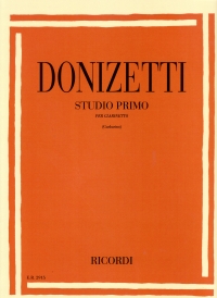 Donizetti Studio Primo Clarinet Sheet Music Songbook