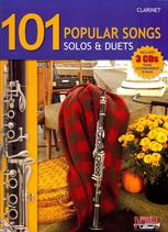 101 Popular Songs Solos & Duets Clarinet Bk & Cds Sheet Music Songbook