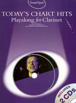 Guest Spot Todays Chart Hits Clarinet Book & Cds Sheet Music Songbook