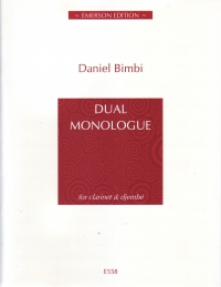 Bimbi Dual Monologue Clarinet & Djembe Sheet Music Songbook