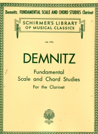 Demnitz Fundamental Scale & Chord Studies Clarinet Sheet Music Songbook