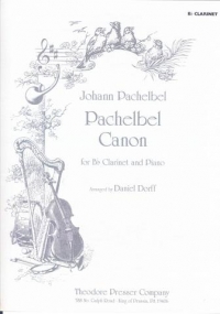Pachelbel Canon Bb Clarinet & Piano Dorff Sheet Music Songbook
