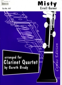 Misty Garner/brady 4 Clarinets Sheet Music Songbook