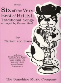 Six Of The Very Best Of British Reid Clarinet & Pf Sheet Music Songbook