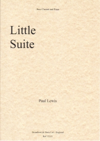 Lewis Little Suite Bass Clarinet & Piano Sheet Music Songbook