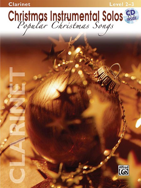 Christmas Instrumental Solos Popular Clarinet + Cd Sheet Music Songbook