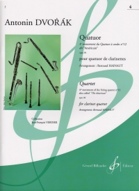 Dvorak Quatuor 4th Movement Clarinet Quartet Sheet Music Songbook