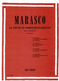 Marasco 10 Studies In Perfection Clarinet Sheet Music Songbook