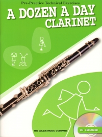Dozen A Day Clarinet Book & Cd Sheet Music Songbook