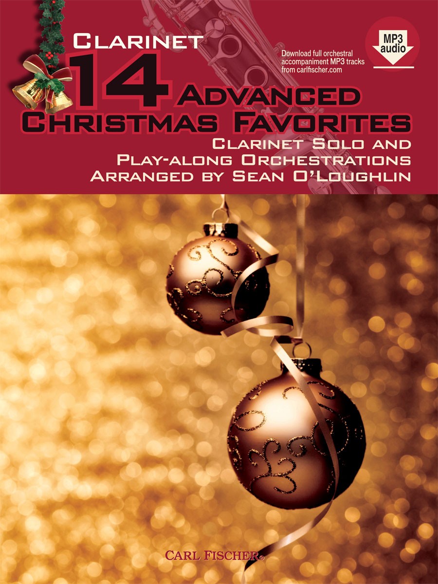 14 Advanced Christmas Favorites Clarinet + Online Sheet Music Songbook