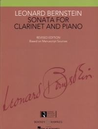 Bernstein Sonata Clarinet & Piano Revised Sheet Music Songbook