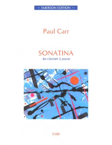 Carr Sonatina Clarinet & Piano Sheet Music Songbook
