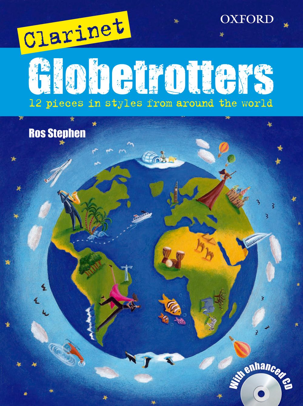 Clarinet Globetrotters Stephen/henry Book & Cd Sheet Music Songbook