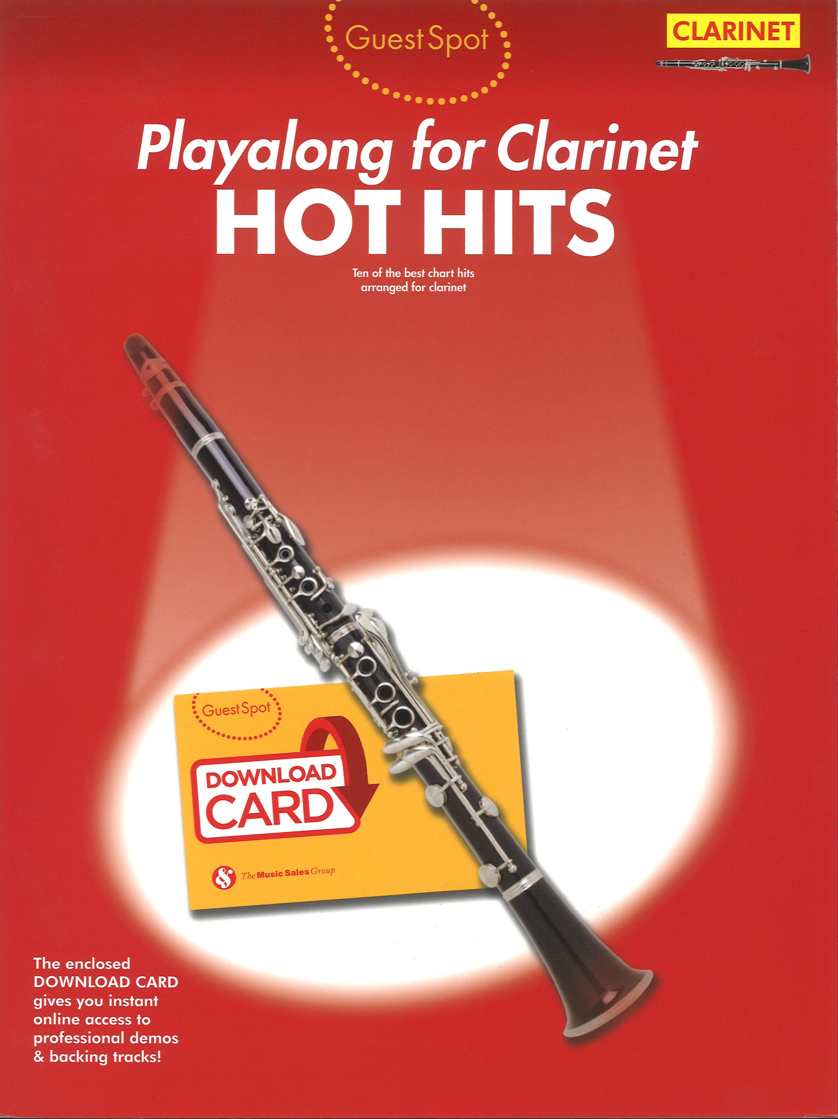 Guest Spot Hot Hits Clarinet + Online Sheet Music Songbook