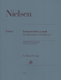 Nielsen Fantasy Piece Gmin Clarinet & Piano Sheet Music Songbook