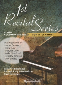 1st Recital Series Clarinet Piano Accomps Sheet Music Songbook