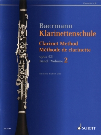Baermann Clarinet Method Op63 Vol 2 No 34-52 + Cd Sheet Music Songbook