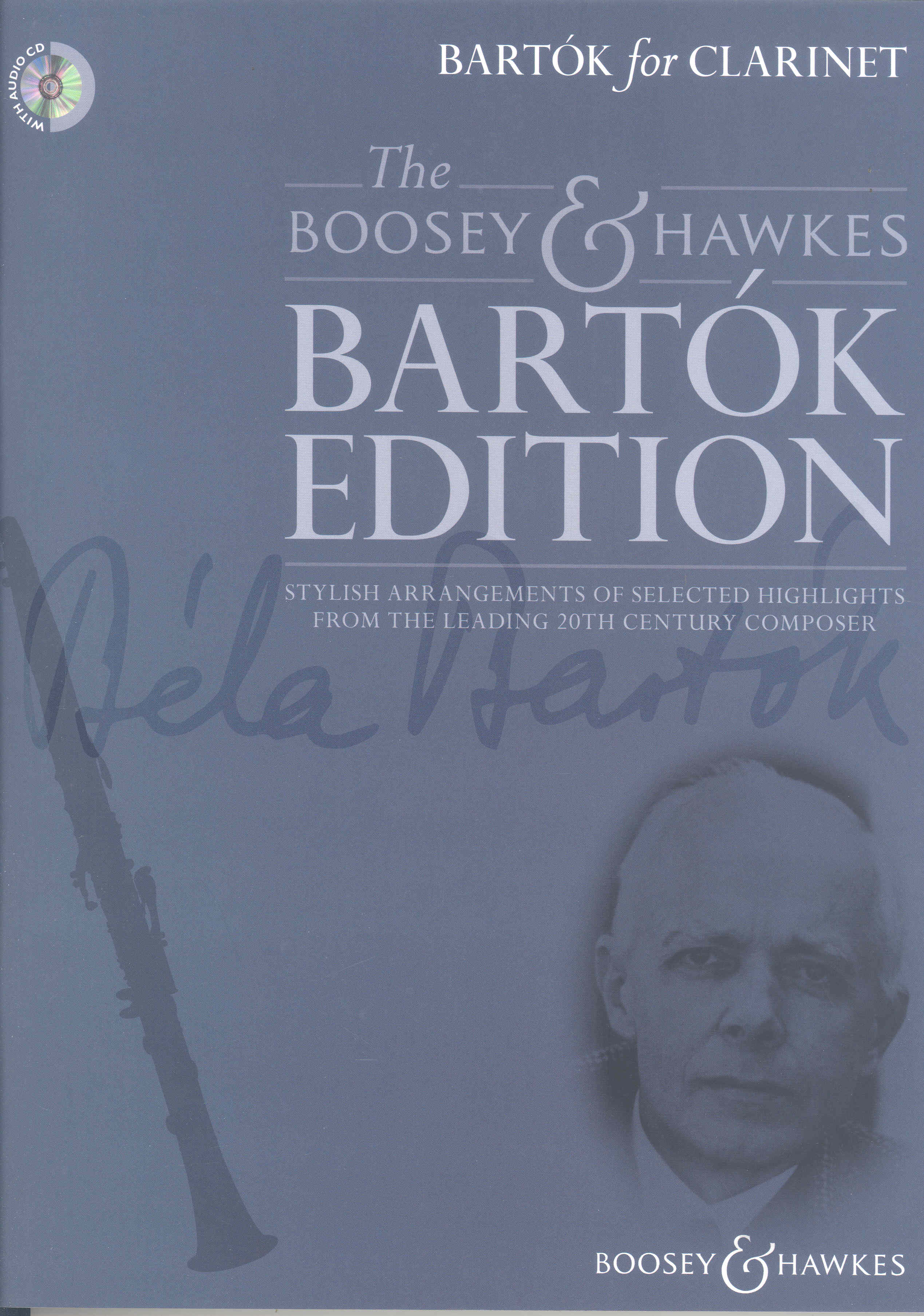 Bartok For Clarinet + Cd Bartok Edition Sheet Music Songbook