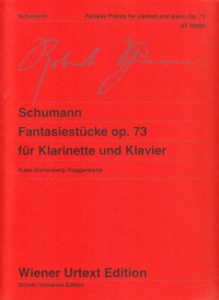 Schumann Fantasy Pieces Op73 Clarinet & Piano Sheet Music Songbook