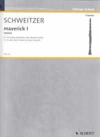 Schweitzer Maverick I (noise) Contrabass/bass Cl Sheet Music Songbook