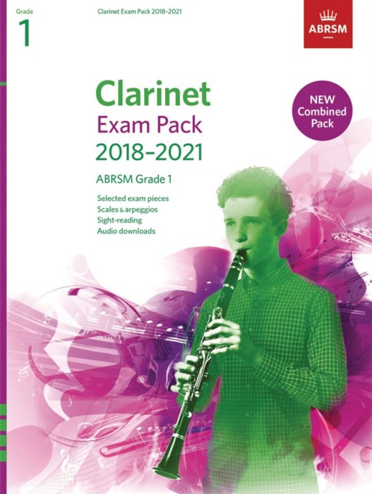 Clarinet Exams Pack 2018-2021 Grade 1 Complete Ab Sheet Music Songbook