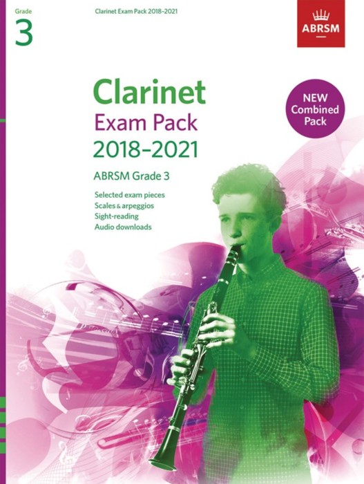 Clarinet Exams Pack 2018-2021 Grade 3 Complete Ab Sheet Music Songbook