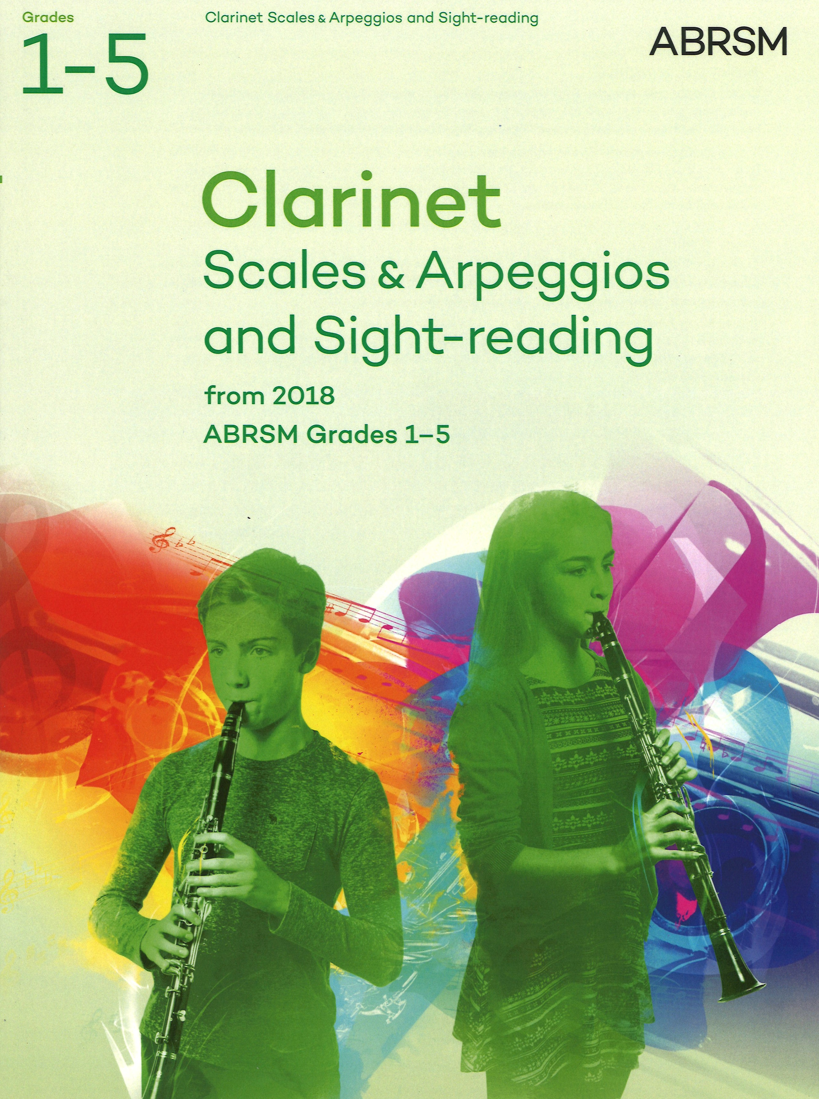Clarinet Scales Arpeggios Sightreading 2018 Gr1-5 Sheet Music Songbook