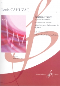 Cahuzac Fantasie Variee Sur Un Vieil Air Champetre Sheet Music Songbook