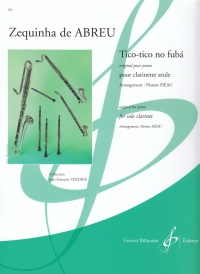 Abreu Tico-toco No Fuba Clarinet Sheet Music Songbook