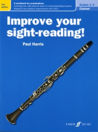 Improve Your Sight Reading Clarinet Gr 1-3 Abrsm Sheet Music Songbook