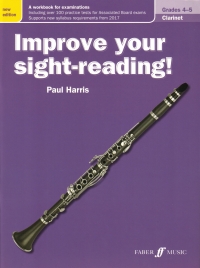 Improve Your Sight Reading Clarinet Gr 4-5 Abrsm Sheet Music Songbook