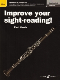 Improve Your Sight Reading Clarinet Gr 6-8 Abrsm Sheet Music Songbook
