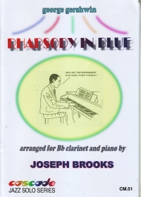 Gershwin Rhapsody In Blue Clarinet & Piano Sheet Music Songbook