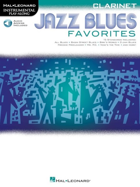 Jazz Blues Favorites Instrumental Clarinet +online Sheet Music Songbook