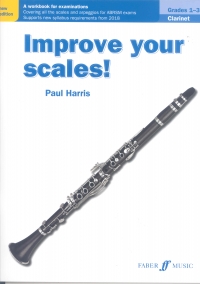 Improve Your Scales Clarinet Harris Grades 1-3 Sheet Music Songbook