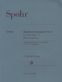 Spohr Clarinet Concerto No 2 Eb Op57 Reduction Sheet Music Songbook
