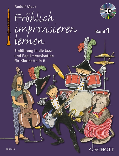 Frohlich Improvisieren Lernen Band 1 Clarinet + Cd Sheet Music Songbook