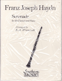 Haydn Serenade Wienandt Clarinet & Piano Sheet Music Songbook