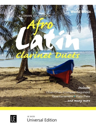 Afro-latin Clarinet Duets Performance Score Sheet Music Songbook