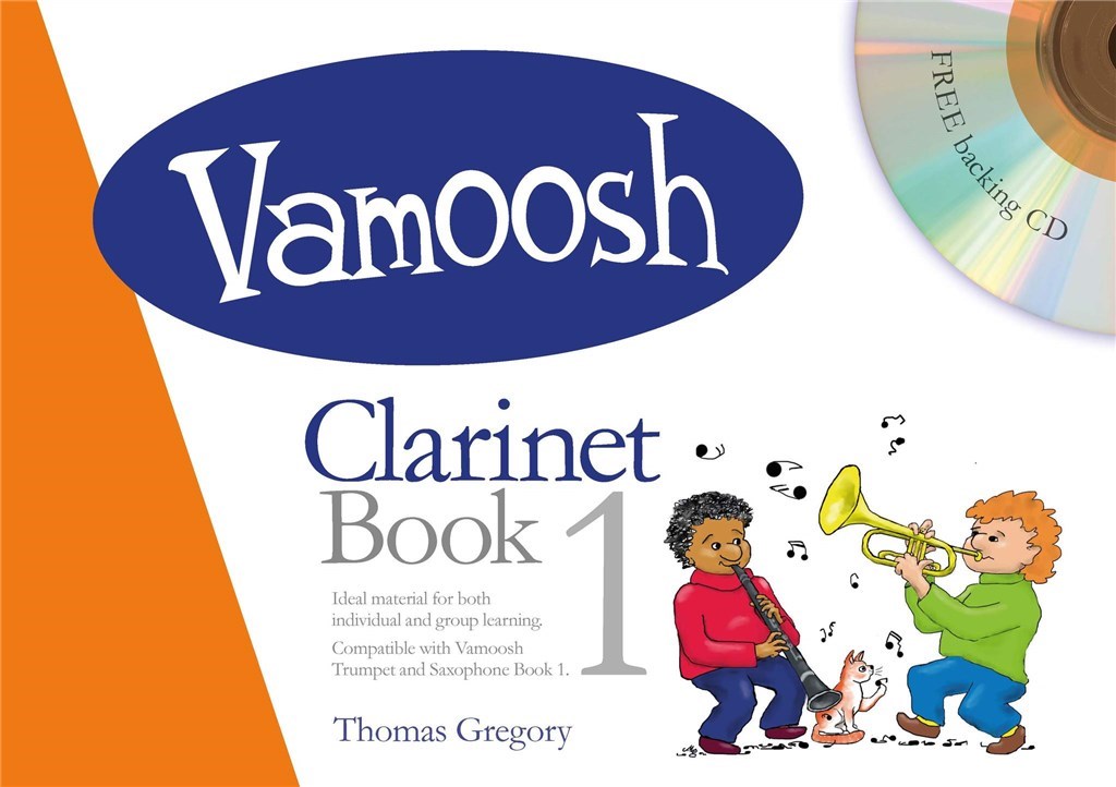 Vamoosh Clarinet Book 1 Gregory + Cd Sheet Music Songbook
