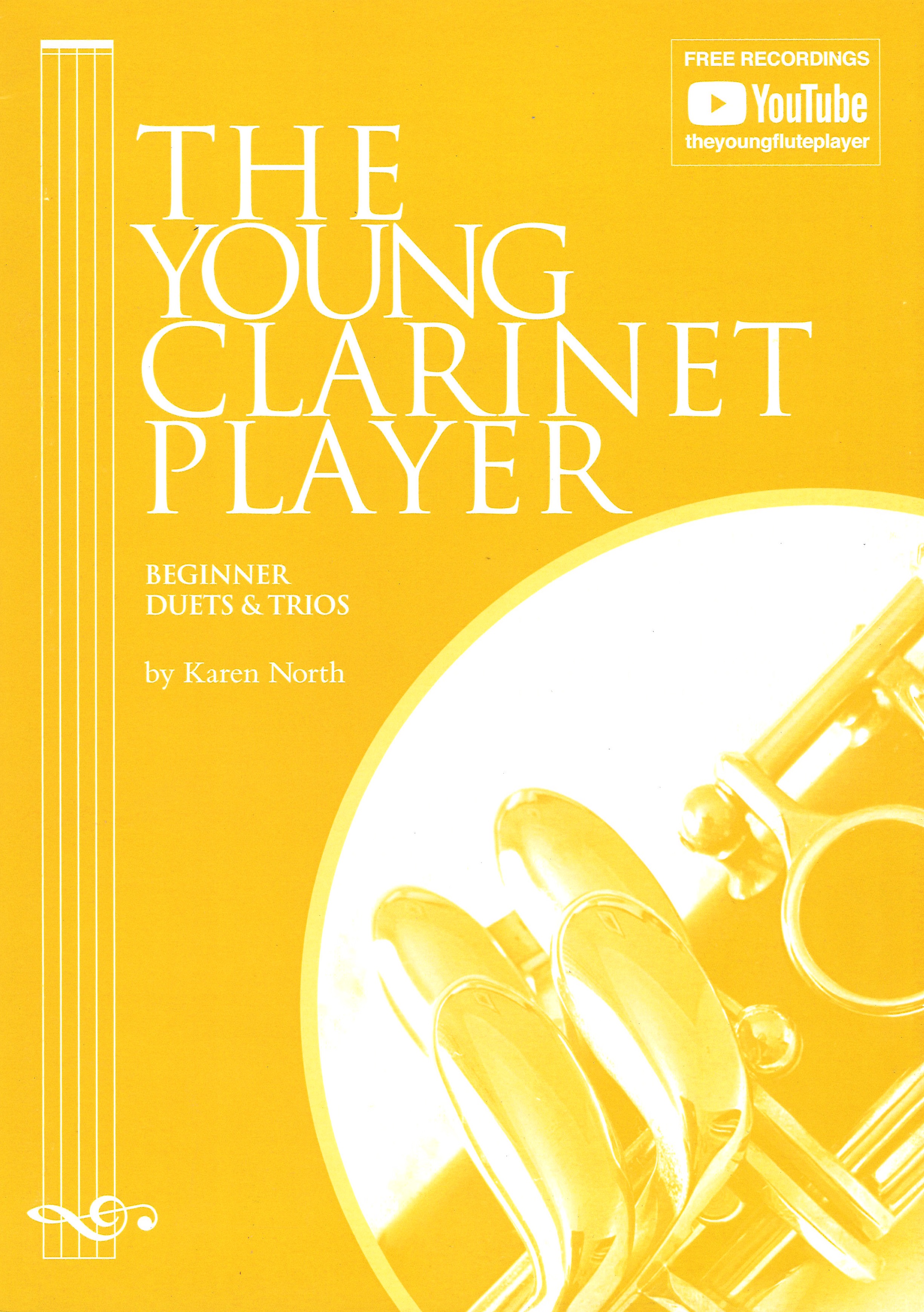 Young Clarinet Player North Beginner Duets & Trios Sheet Music Songbook