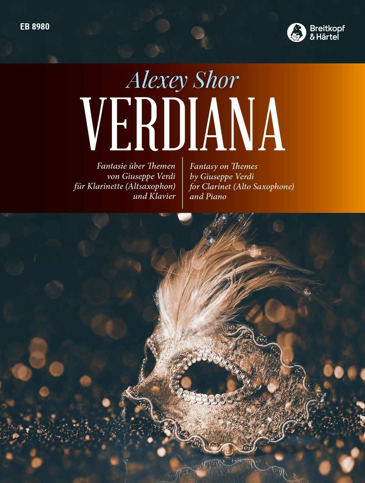 Shor Verdiana Clarinet (alto Sax) & Piano Sheet Music Songbook