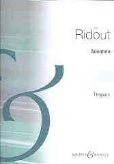 Ridout Sonatina Timpani Sheet Music Songbook