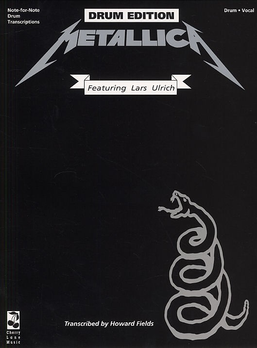 Metallica Album Drums Edition Sheet Music Songbook