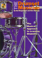 Drumset Musician Percussion Book & Audio Sheet Music Songbook