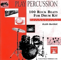 Play Percussion 100 Rock Beats Drum Kit Cd Only Sheet Music Songbook