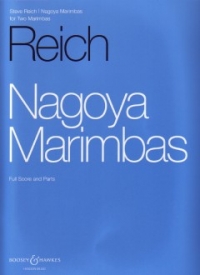 Reich Nagoya Marimbas (2) Score & Parts Sheet Music Songbook