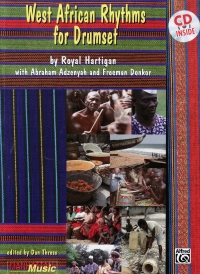 West African Rhythms For Drumset Sheet Music Songbook
