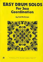 Easy Drum Solos For Jazz Coordination Rothman Sheet Music Songbook