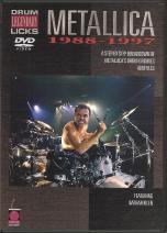 Metallica Legendary Licks Drums 1988-1997 Dvd Sheet Music Songbook